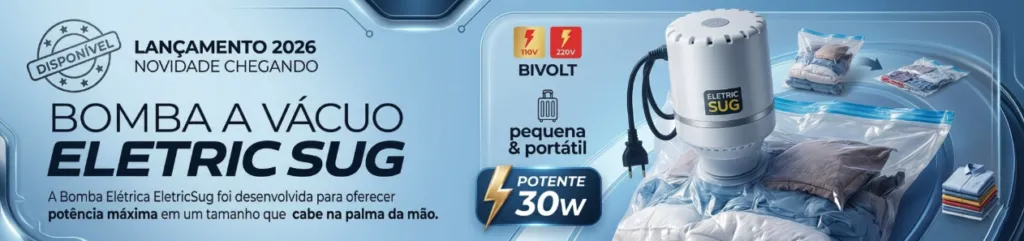 bomba eletrica saco a vácuo bivolt