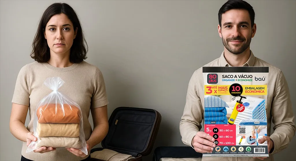 Sacolas Comuns vs. Sacos a Vácuo: Qual Protege Melhor suas Roupas?